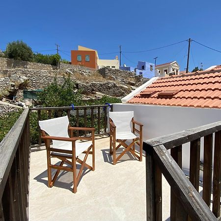 Little Blue In Chorio, Symi Villa Exterior photo